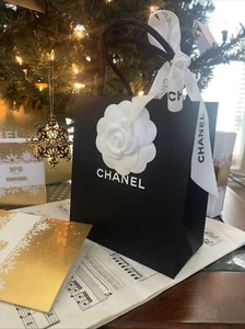 CHANEL Authentic Shopping Paper Gift Bag 5.5” x 6.25” x 3”-BRAND NEW - Picture 1 of 9