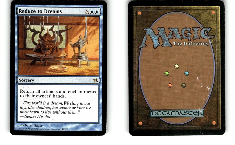 MTG Betrayers of Kamigawa Reduce to Dreams BOK 49/165 R c - Image 1 of 1