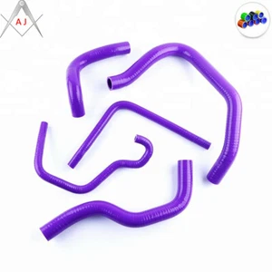 For Kawasaki Ninja ZX6R ZX 600 1998-2002 Silicone Radiator Coolant Hose Purple - Picture 1 of 8