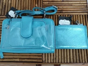 STELLA AND MAX GRACIE BLASS AZUL CROSSBODY UND KLEINE PASSENDE GELDBÖRSE..NEU! ! ! - Bild 1 von 6