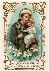 CARTOLINA POST CARD SANT' ANTONIO DI PADOVA - Imagen 1 de 3