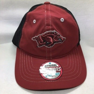 NCAA Arkansas Razorback Zephyr Feisty Womens Performance Hat Cardinal Adjustable - Image 1 of 3
