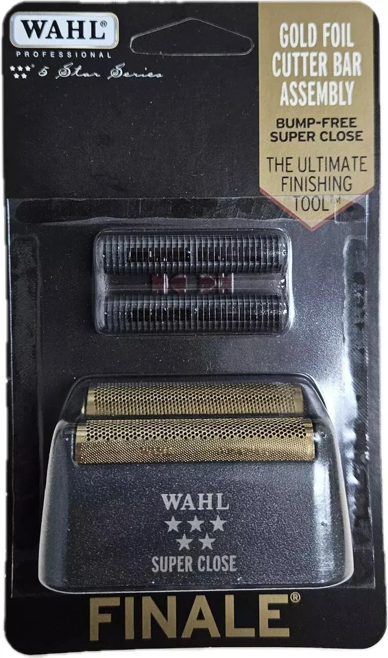 Wahl 7043 Serie 5 Estrellas Repuesto Final Lámina de Oro y Conjunto de Barra Cortadora NUEVO Foto 1 de 1