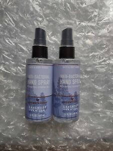 🦋NEW Bath & Body Works "Lavender Vanilla" Anti-Bacterial Spray  3 oz  2-PACK