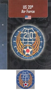 CM- DISTINTIVI MILITARI USA - GAGLIARDETTO WW2 - US 20a AIR FORCE - Imagen 1 de 1