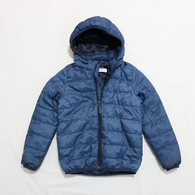 H & M мальчиков пуховик куртка капюшон размер 6/7 (6-8) подержанный - Изображение 1 из 4