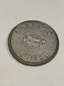 1865 CHILE SILVER 1 PESO COPIAPO RESTRIKE RARE HIGH GRADE - Picture 1 of 2