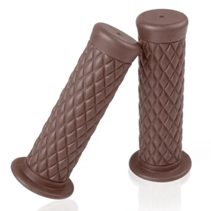 Pair 22mm 7/8'' Handle bar grips skid resistance Motor Bobber Chopper Cafe Racer - Picture 1 of 12