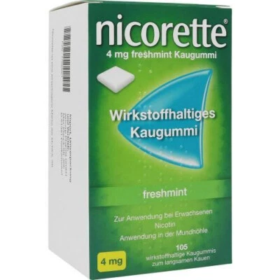 AXICORP PHARMA GMBH NICORETTE 4 mg freshmint Kaugummi 105 St PZN 17593501