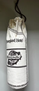 1977 Vintage Disneyland Hotel CA Weinkeller Fahrradtasche Kissen Beuteltasche Kordelzug RAR - Bild 1 von 4