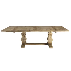 Hamptons Style Extendable Pedestal Dining Table 180 - 260cm - Picture 1 of 12