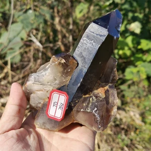 2,02 Pfund natürliche schwarze rauchige Cluster Quarz Kristall Reiki Heilung -0 - Bild 1 von 14