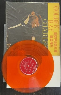 Golden Ray Charles Orange Clear Vinyl  Record Rare CA 1003 Rare Taiwan Foto 1 de 4