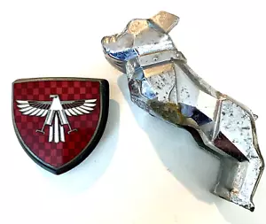 Vintage Mack Truck Bulldog & Thunderbird Hood Ornaments - Picture 1 of 9