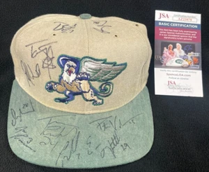 2004-05 Grand Rapids Griffins Used Hat Team Signed By 10 JSA COA - Picture 1 of 2
