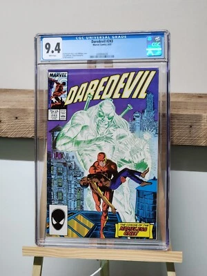 Daredevil #243 CGC 9.4 - Nameless One Appearance Marvel Comics 1987 NM WP - Image 1 of 3