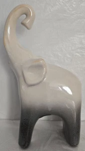 11" Elephant Sculpture Contemporary Ceramic Decorative Table Decor Cream Colored - Picture 1 of 4