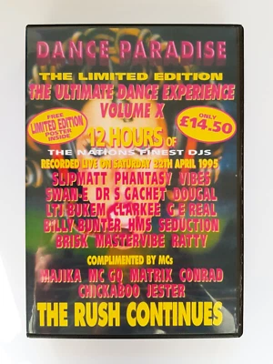 DANCE PARADISE - VOLUME X (HARDCORE & JUNGLE 8 CD PACK) April 1995 Foto 1 de 2