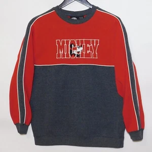 Sudadera Camisa Pequeña Bordada Mickey Mouse Disney Mickey Co Años 90 De Colección - Imagen 1 de 9