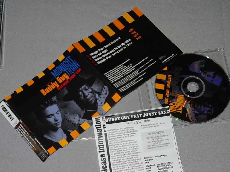 BUDDY GUY - MIDNIGHT TRAIN / 4 TRACK PROMO-MAXI-CD 1998 (MINT-) & INFO-SHEET - Bild 1 von 1
