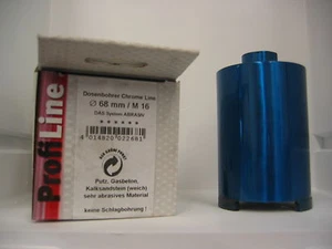 Profi Tech Diamantbohrkrone Chromline 68 mm M 16 Dosensenker Bohrkrone Abrasiv - Bild 1 von 1
