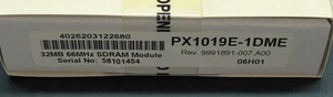 Toshiba PX1019E-1DME 32 MB - 168-POLIGER DIMM - SDRAM - 66 MHz - 3,3 V - Bild 1 von 1