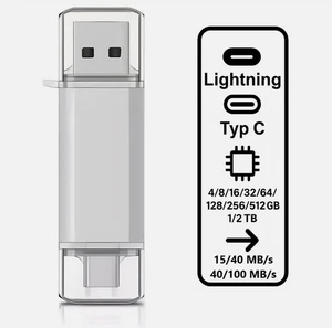USB Stick 1TB 512 GB 256 GB 128 GB 64GB 32GB 16GB 8GB 4 GB 2.0 3.0 Usb Typ C OTG - Bild 1 von 5