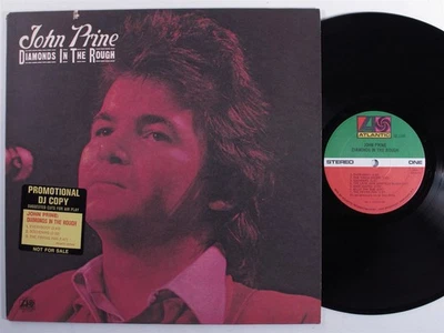 JOHN PRINE Diamonds In The Rough ATLANTIC LP VG+ promo with lyric sheet insert x Foto 1 de 3