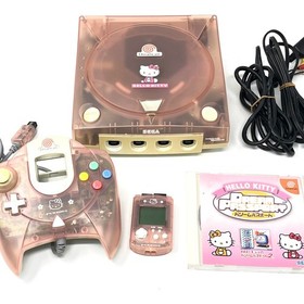 SEGA Dreamcast HELLO KITTY Pink Console region-J retro game Sanrio kawaii 0118