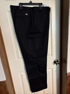 NWT Dickies Premium Industrial Comfort Waist Pants Black LP5370 Men's 40x32 WORK - Picture 1 of 12