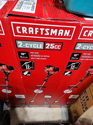 NUEVA Sierra de poste de gas Craftsman P2100 10" 25cc 2 ciclos CMXGJAMDPS 25/12' ALCANCE Foto 1 de 2