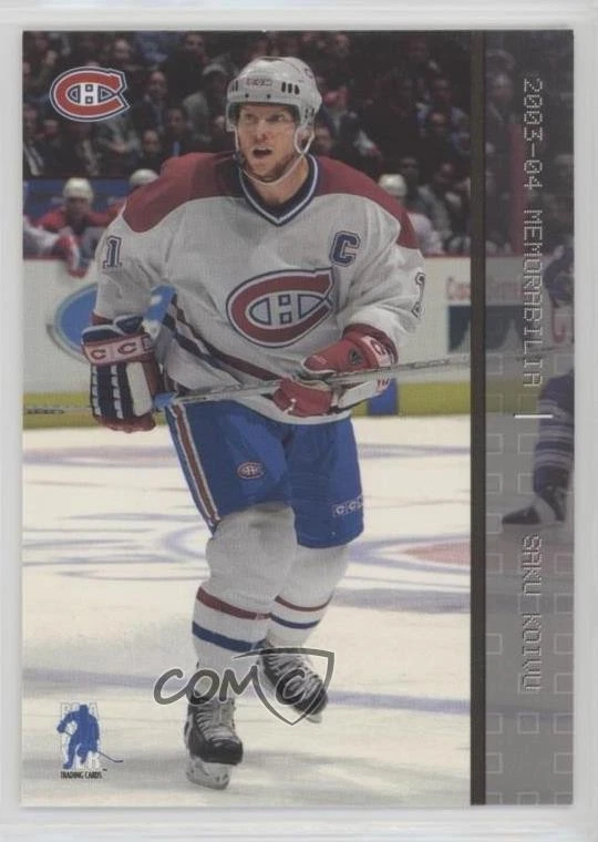 2003-04 ITG Be A Player Memorabilia Saku Koivu #80 - Image 1 of 2