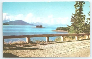 Postcard Lynn Canal 10 miles from Juneau Alaska Scenic Beauty Union Oil Co. - Picture 1 of 2
