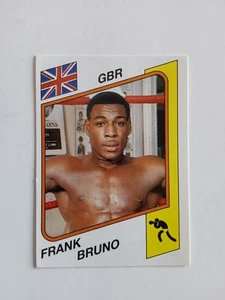 FIGURINA SUPERSPORT 1986 PANINI PUGILATO FRANK BRUNO n 157 RARA CON VELINA - Foto 1 di 2