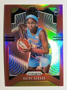 2020 Panini Prizm WNBA Prizms Red #96 Ruthy Hebard - Picture 1 of 2