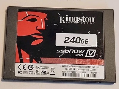 Kingston 240GB SSD Now 300 2.5inch Internal Solid State Drive SV300S37A/240G - Image 1 of 3