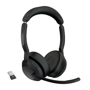 Jabra Evolve2 55 - schnurloses Stereo-Headset Air Comfort - Mikrofone mit Geräus - Afbeelding 1 van 10