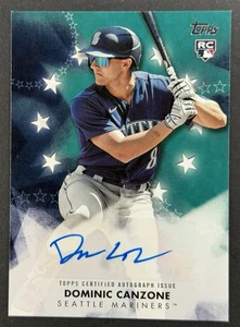 2024 Topps Dominic Canzone Rookie RC Baseball Stars Auto Mariners - Bild 1 von 4