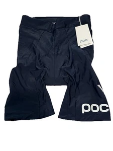 NUEVO CON ETIQUETAS POC Deportes Mujer’s Grande Azul Marino MTB Bicicleta Pantalones Cortos Acolchados Triatlón Fondo Wo - Imagen 1 de 9