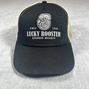 Lucky Rooster Herren Vintage Bourbon Whiskey Trucker Mütze Mesh Snapback - Bild 1 von 7