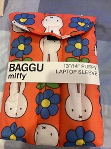 Housse tablette ordinateur portable Baggu Miffy Puffy 13”/14” rare épuisé mignon - Photo 1/1