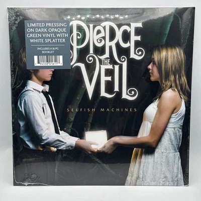 New Pierce The Veil Selfish Machines Dark Green White Splatter Vinyl /1000 - Image 1 of 4