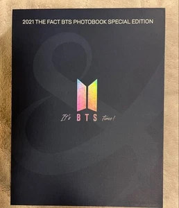 BTS 2021 The Facts Photobook Special Edition Hologram Logo Postcard Male singer - Foto 1 di 10