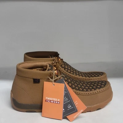 Twisted X Chukka Driving Moc Comp Toe Boot Brown Mens Size 7M - Image 1 of 4