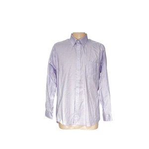 Jos. A. Bank Purple Plaid Button-Down Shirt - Picture 1 of 4