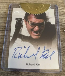 James Bond Full Bleed Dealer Incentive Autograph Card Richard Kiel as Jaws - Picture 1 of 2