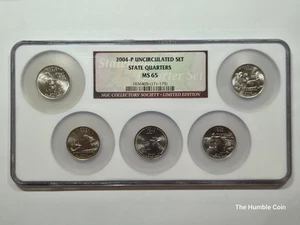 2004-P 5 Coin Washington Quarter Set (NGC MS65) 0080 - Picture 1 of 2