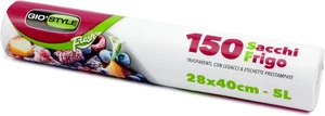 150 Sacchetti Freezer in Rotolo Fresh | 28X40 Cm / 5 Lt | Ultra Resistenza | Eti - Foto 1 di 12