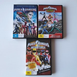 Power Rangers DVDs X 3 PAL Region 4 Sabans Dino Charge Megaforce Endgame - Picture 1 of 16