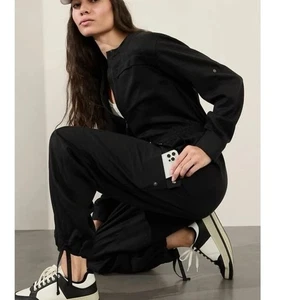 Athleta Celestial Utility Jumpsuit - Black - Size Medium - NWT - Picture 1 of 12